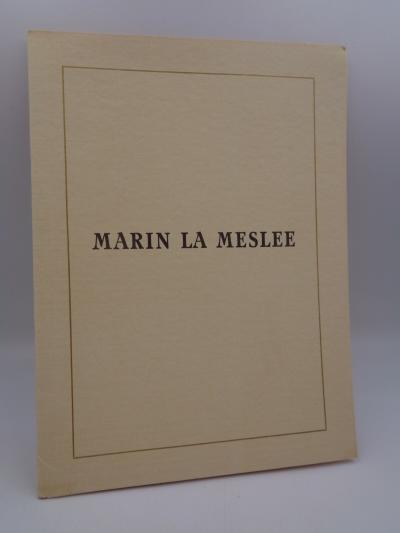 Marin La Meslee Commemorative Plaque 1949 Aviation
