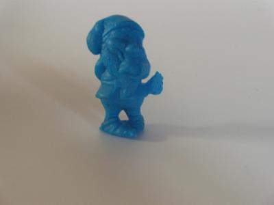 Figurine  LA ROCHE AUX FEES   Blanche Neige   Disney   Dwarf   Timid   Blue