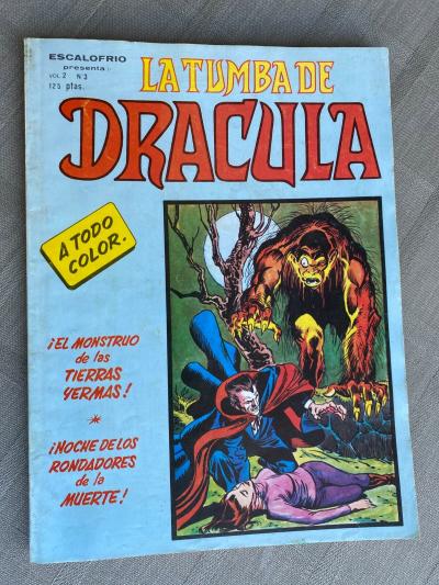 La Tumba Dracula Volume 2 No. 3 1981 Ed Vertice IN Spanish Very Good Condition