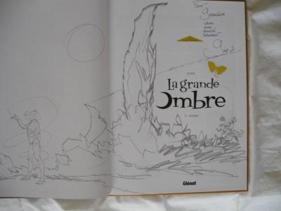 Gine La Grande Ombre Volume 1 Arcan' Eo In New Condition With Dedication