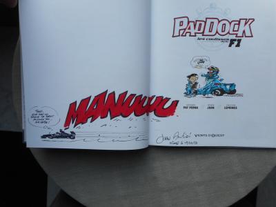 Juan Paddock Les Coulisses De La F1 Tome 1 R��dition Avec D�dicace Tr�s Bon �tat