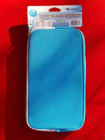 Sacoche de protection Subsonic bleue, neuf, pour Wii U