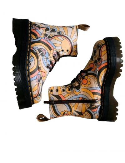 Dr martens Platform Boots Vegan Jadon Retro Ray UK7 US8M US9L EU41
