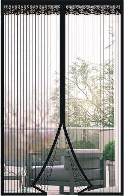 Moustiquaire Porte Fenetre Magn�tique 120x220cm Rideau de Porte Antimoustique Ma