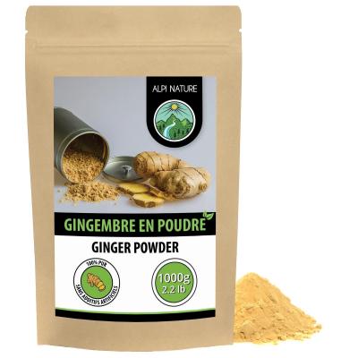 Gingembre en Poudre 1kg, Racine de Gingembre S�ch�e et Moulue pour la Cuisine