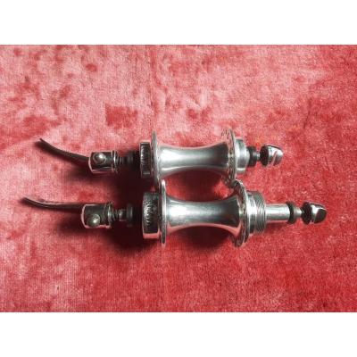 Paire de moyeux MAVIC 500 550 avant-arri�re vintage bike 36H 34.7x100 MM4