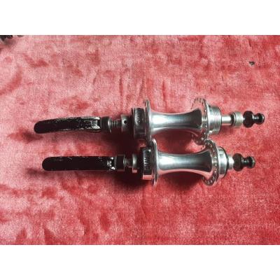 Paire de moyeux MAVIC 500 550 avant-arri�re vintage bike 36H 34.7x100 MM1