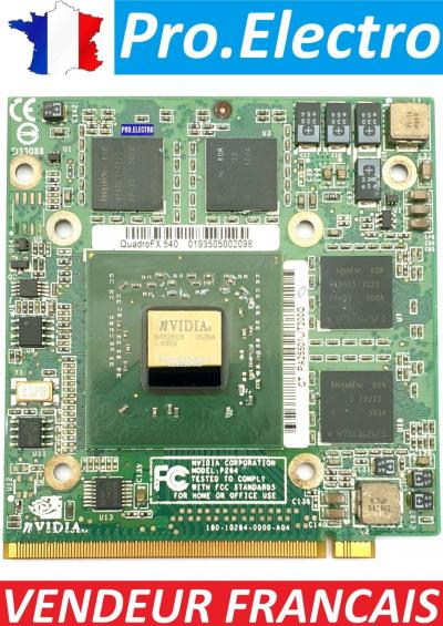 Carte graphique HP NVIDIA Quadro FX 540 P264 GRAPHIQUE 180 10264 0000 A04