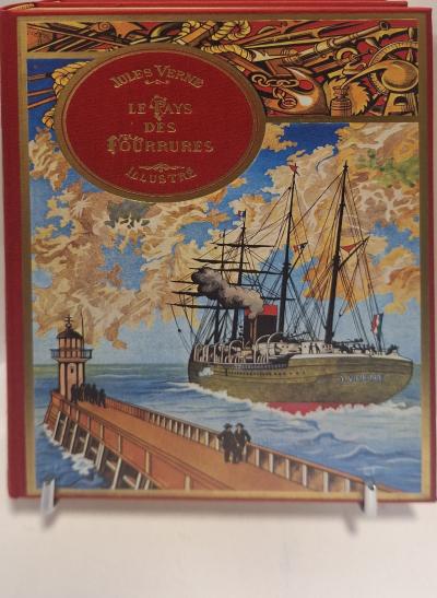Jules VERNE   Le Pays des Fourrures (2 VOL)   Ormeraie 1977   TBE
