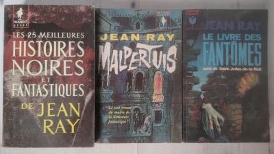 Lot 3 Livres jean ray , le livre des fantomes Malpertuis....