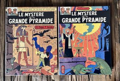 BLAKE ET MORTIMER: T1 2 LE MYST�RE DE LA GRANDE PYRAMIDE 69 CRAQUANT NEUF JACOBS