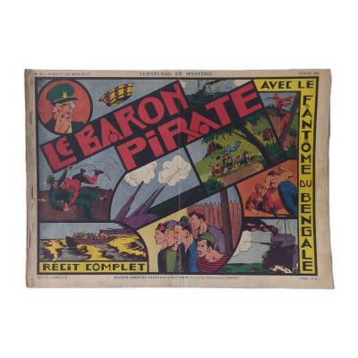 1940 collection AVENTURES et MYST�RE N� 21 Le Baron Pirate Fant�me du Bengale