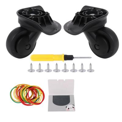 RDEXP Roues � bagages noires, pi�ce de rechange universelle pour chariot � va...