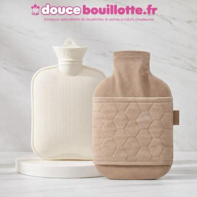Bouillotte 2,0 L avec housse matelass�e et ing�nieuse fonction chauffe mains de
