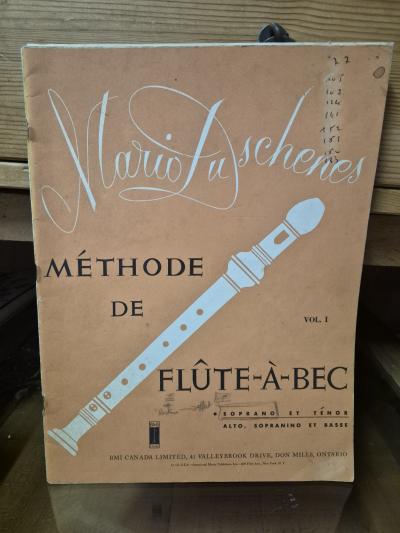 Mario Duschenes M�thode de fl�te � bec Vol 1 soprano t�nor alto sopranino basse