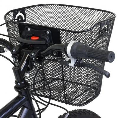 Cesta met�lica de bicicleta manillar primera bicicleta de monta�a estuche,