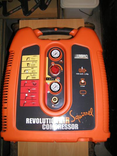 Compresseur Air Mecafer. 1,5HP  8bars  cuve 6litres