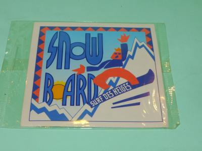 Sticker   KELLOG'S   Frosties   Snowboard   1995   Pack Of 2   Sealed