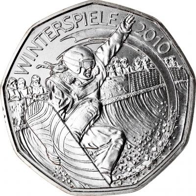 Autriche, 5 Euro, Snowboard, 2010, FDC, Argent, KM:3192