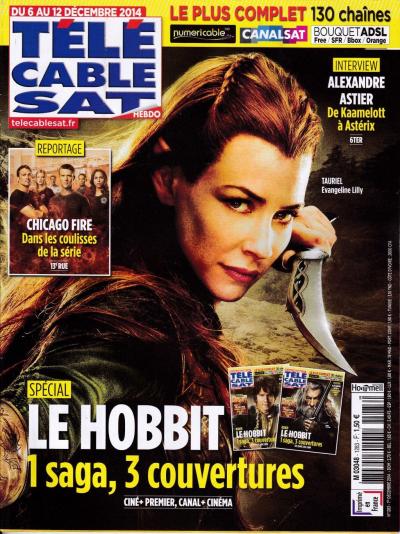 T�l� C�ble Sat N� 1283-2014   Le Hobbit la Saga I. Chauvin Alexandre Astier