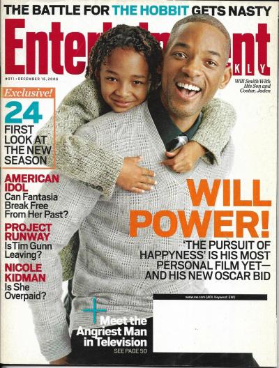 Entertainment Weekly No 911 15-12-2006 Will Smith - Naomi Watts -Hobbit -Kidman