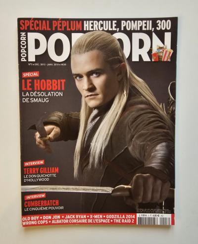 Magazine POPCORN N�3 (D�cembre 2013   Janvier 2014) : LE HOBBIT