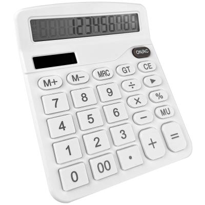 Calculette Solaire Grand �cran LCD � 12 Chiffres, Mini Calculatrice Fonction ...