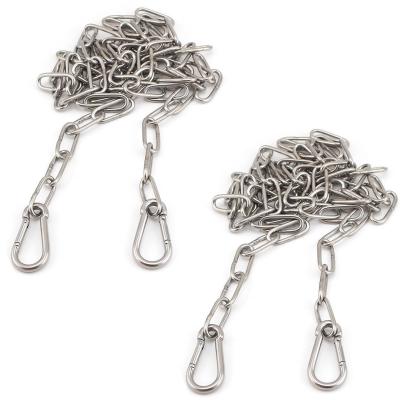 2 Pi�ces Cha�ne de Chaise Suspendue, 1M Cha�ne D'extension en Acier Inoxydabl...