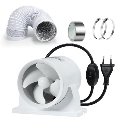 Ventilateur de conduit 100 mm  Vitesse r�glable  Avec tuyau d'�gout et ruban ...