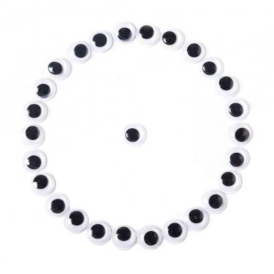 Lot de 500 yeux mobiles autocollants  10 mm  Yeux en plastique  Yeux mobiles ...