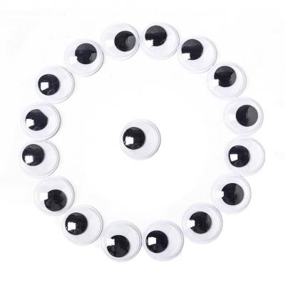 Lot de 200 yeux mobiles autocollants  20 mm  Yeux en plastique  Yeux mobiles ...