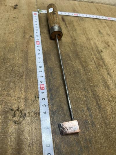 fer � souder t�te en cuivre , OLD TOOL - outil ancien,  R�f n�12