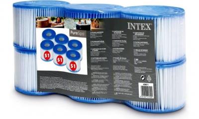 Intex 29011 Lot de 6 Cartouches pour Pure Spa S1 Filtre Replacement PureSpa