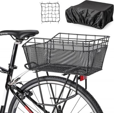 Panier de v�lo arri�re avec Filet de Chargement et Une Doublure �paisse pour ...