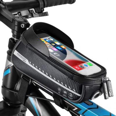 Sacoche de cadre v�lo imperm�able   Support smartphone