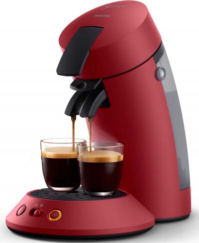 philips cafeti�re � dosette 1bar 1450w rouge csa210-91