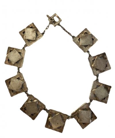 BICHE DE B�RE Bijoux Collier Vintage en M�tal Argent� Num�rot� S�rie Limit�e