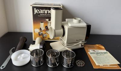 VINTAGE ROBOT MOULINEX Jeannette-  hachoir viande   r�pe l�gumes  avec boite