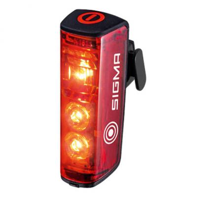 Eclairage velo usb arriere sur tige de selle sigma blaze 3led (autonomie 50h) no