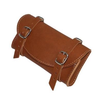 Sacoche de selle vintage style cuir marron   Accessoire V�lo