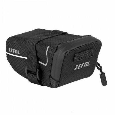 Sacoche de selle velo zefal zlight pack s 0.5l noir gris fixation scratch