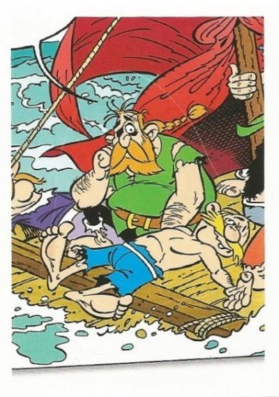AUTOCOLLANT PANINI. CARREFOUR 2019. 60 ANS D AVENTURES ASTERIX. RADEAU N� 108
