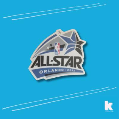 KansoLab   000131   Sticker autocollant ASG Orlando 2012   Basketball   4 x 5cm