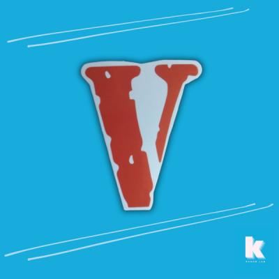 KansoLab   000127   Sticker autocollant skateboard V   5 x 4cm