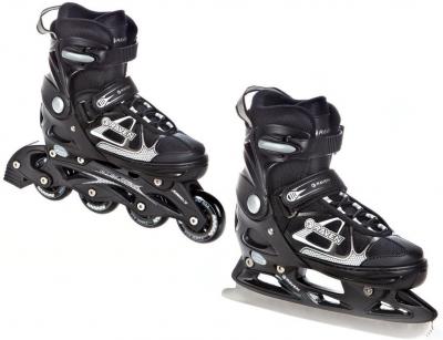 Roller en ligne Spirit Noir   patin � glace Adulte Enfant Mixte taille ajustabl