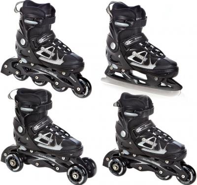 Roller Spirit Noir   patin � roulette   patin � glace   triskate Adulte Enfant