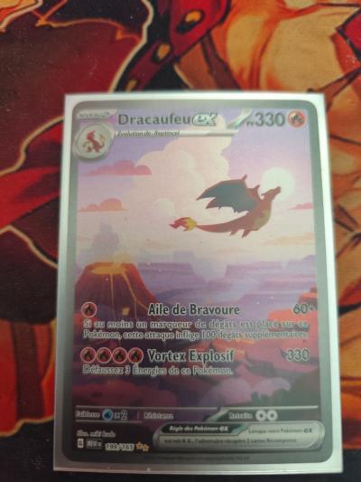 Carte Pokemon  EV 3.5 151   Dracaufeu EX 199-165   NEUF FR