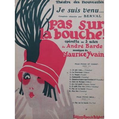 Yvain Maurice Sono Proiezione Te Dire Hello Canto Piano 1925