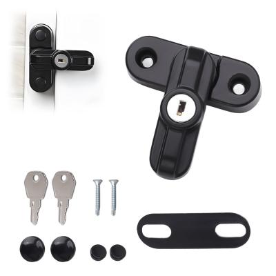 Serrure Fen�tre � Cl� Lot, Verrou en T Alliage Aluminium 6,6 cm x 2,3 cm, Dis...