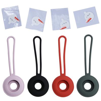 Lot de 4 �tuis en Silicone pour AirTag  Mince et l�ger  AntiRayures  Compatib...